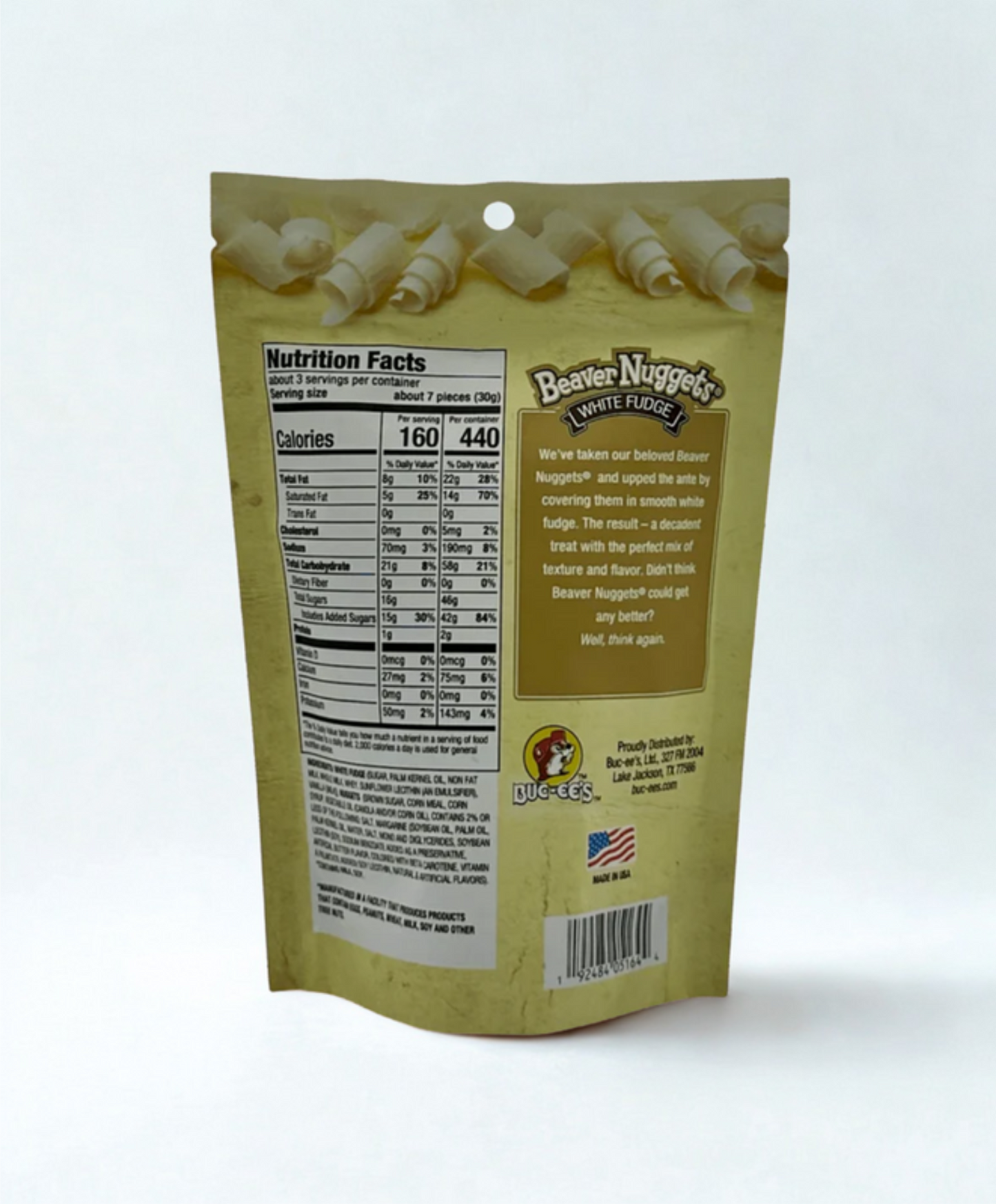 Buc-ee’s™️Beaver Nuggets – White Fudge & Dark Chocolate - Locally Texas.