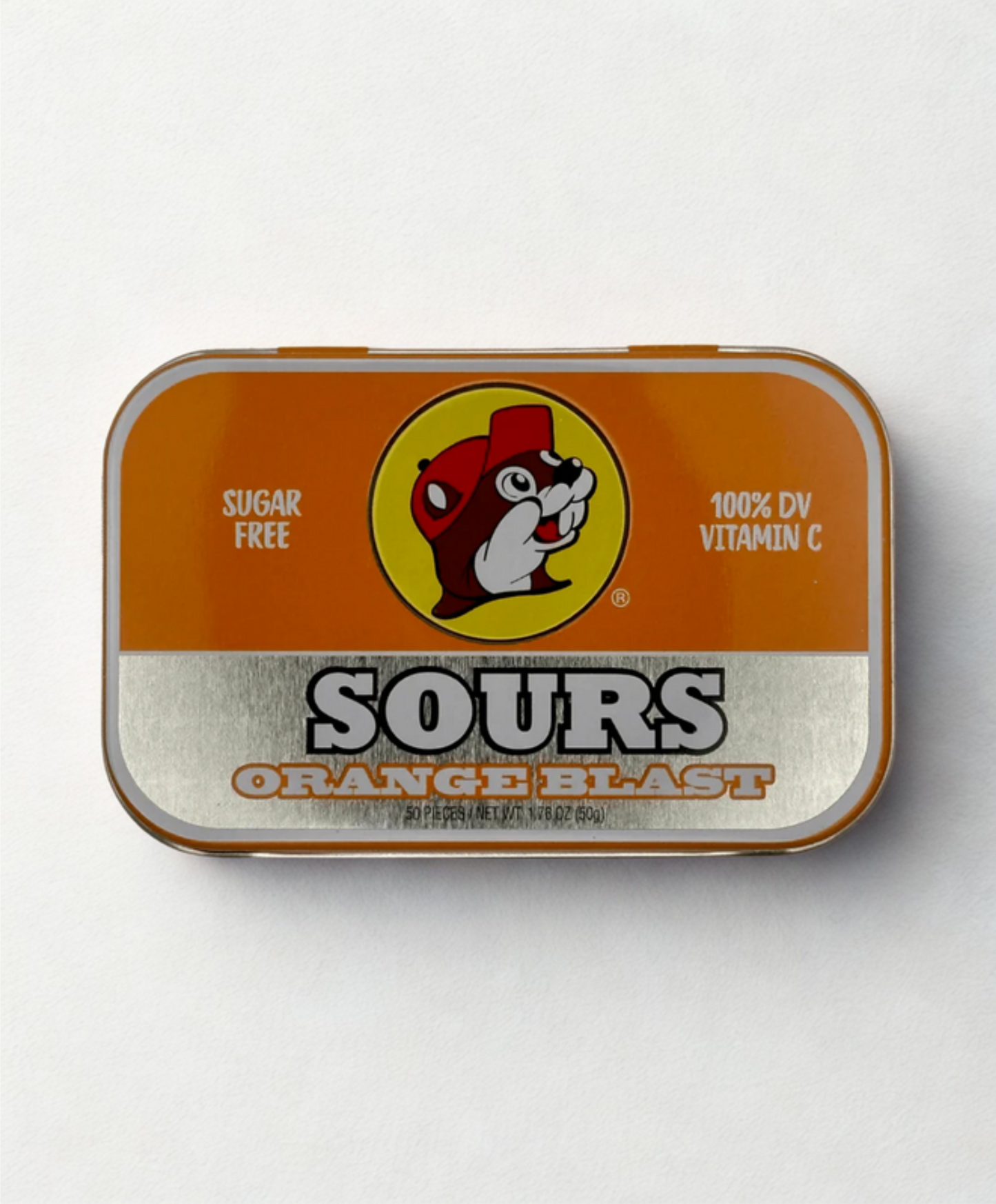 Buc-ee’s Sugar-Free Mints – 4 Flavors (Wintergreen, Peppermint, Cinnamon, Cotton Candy, Orange Sours) - Locally Texas.