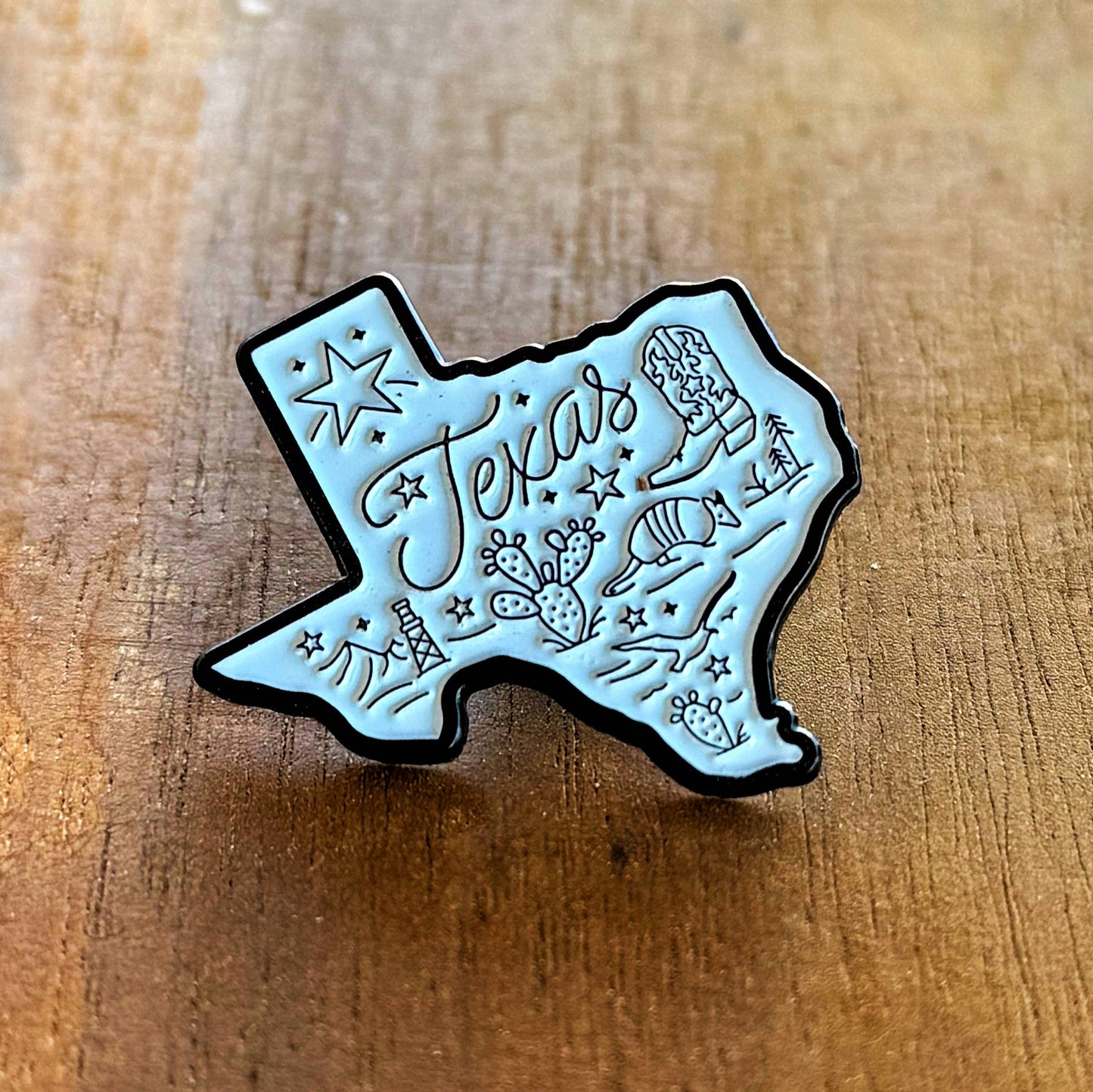 Around Texas State Enamel Pin