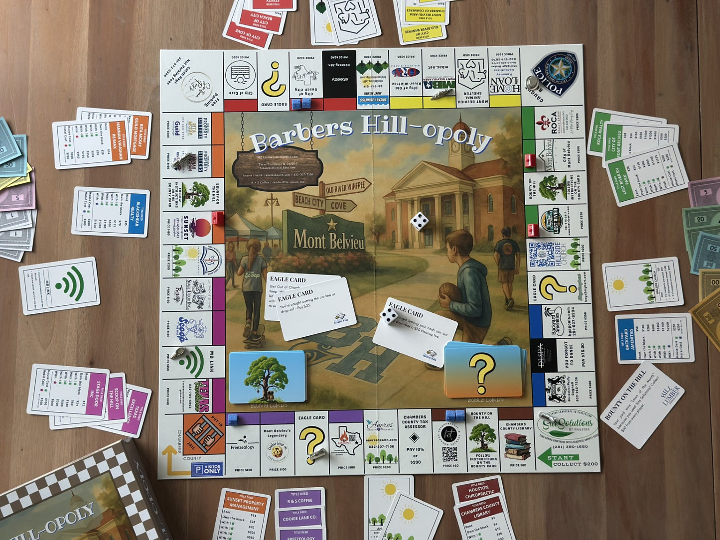 Barbers Hill-opoly | A Mont Belvieu Board Game