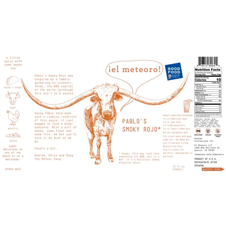 El Meteoro Texas Hot Sauces