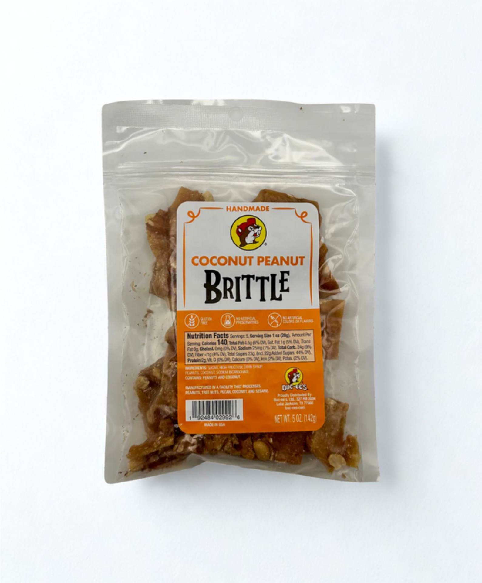 Handmade Peanut Brittle Duo – Jalapeño & Coconut | Buc-ee's Original - Locally Texas. 