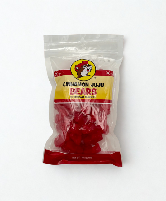 Cinnamon juju gummy bears bucees
