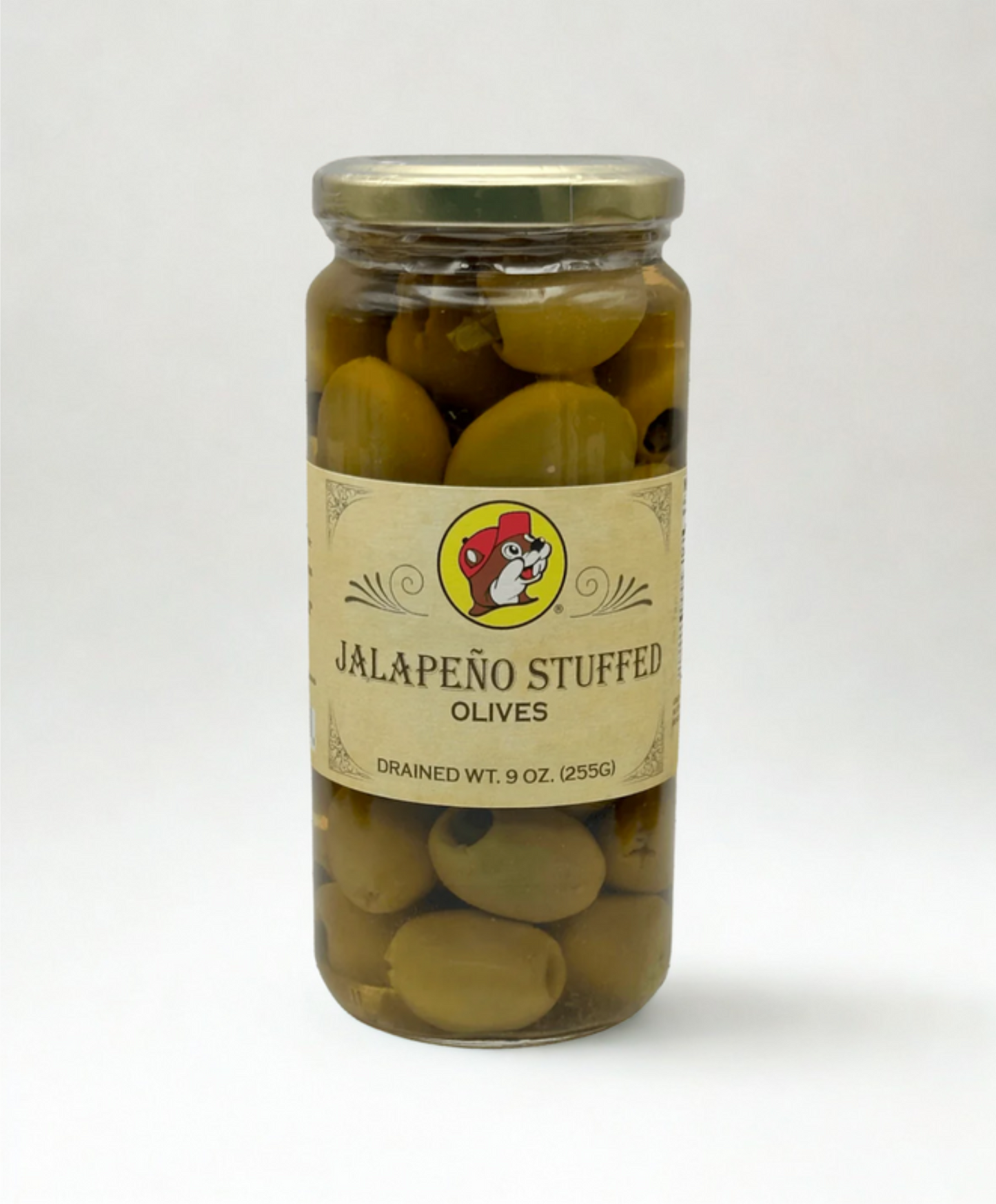 Buc-ee’s Gourmet Stuffed Olive Collection – Feta Cheese, Jalapeño & Garlic - Locally Texas. 