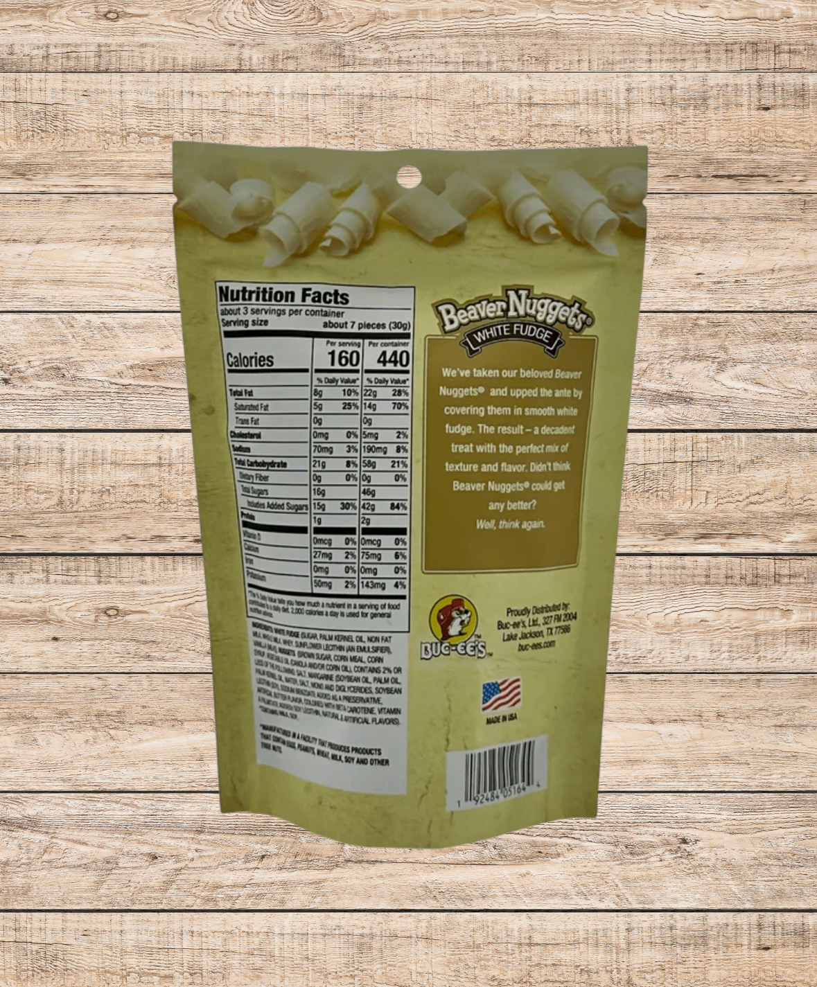 Buc-ee’s™️Beaver Nuggets – White Fudge & Dark Chocolate