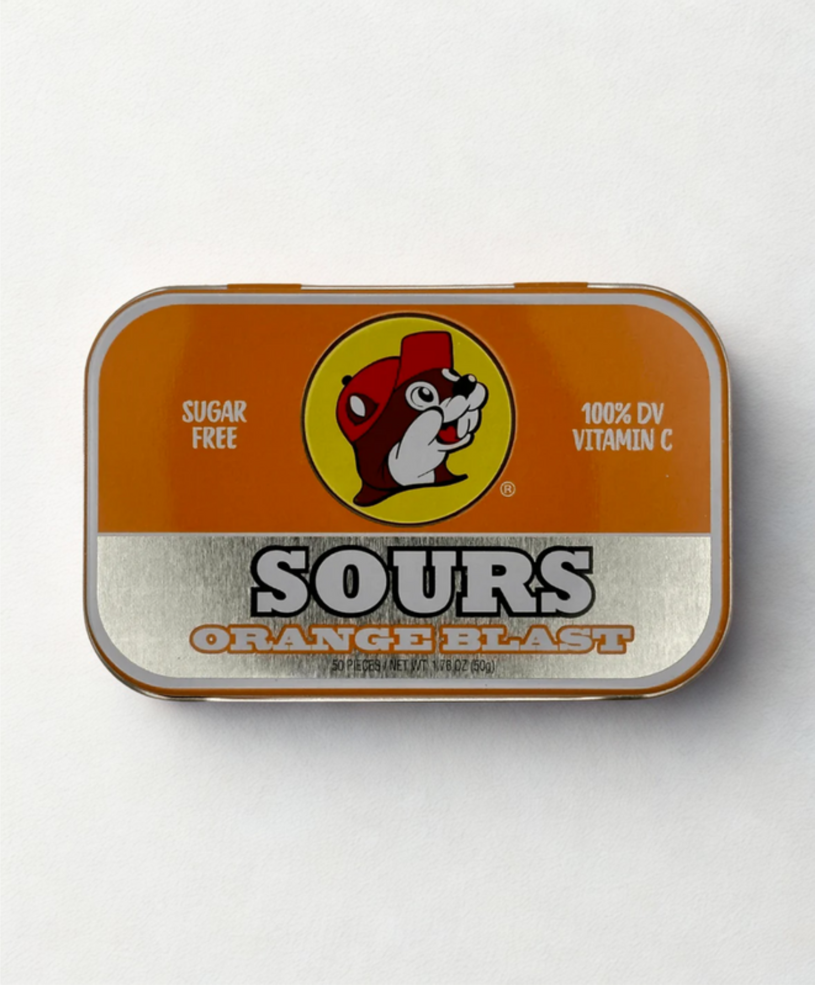 Buc-ee’s Sugar-Free Mints – 4 Flavors (Wintergreen, Peppermint, Cinnamon, Cotton Candy, Orange Sours) - Locally Texas. 