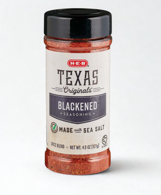 H-E-B™️Texas Originals Blackened & Cajun Seasonings – Bold Southern Flavor with a Texas Twist - Locally Texas. 