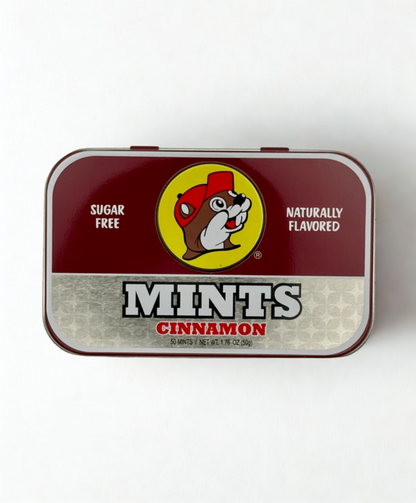 Buc-ee’s Sugar-Free Mints – 4 Flavors (Wintergreen, Peppermint, Cinnamon, Cotton Candy, Orange Sours) - Locally Texas. 