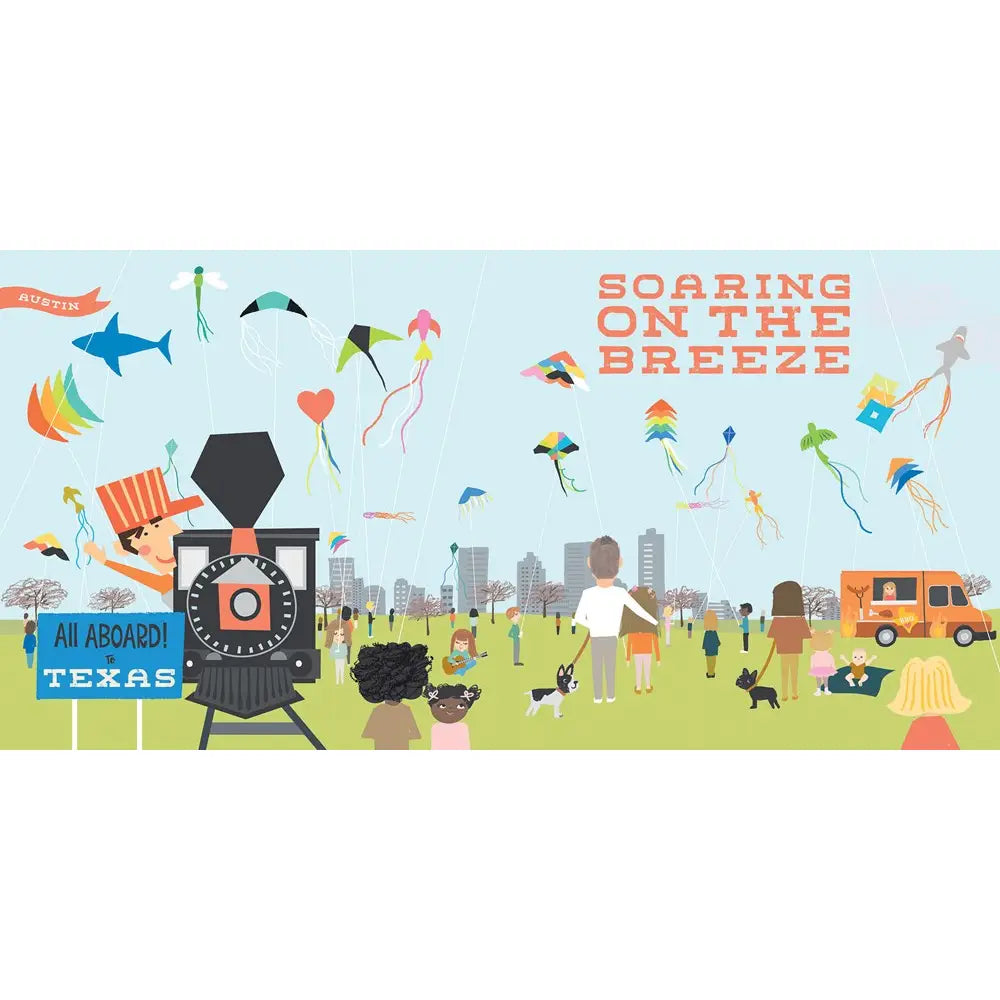 All Aboard Texas! Children's Board Book – Texas Landmarks & Seek-and-Find Adventure - Locally Texas. 