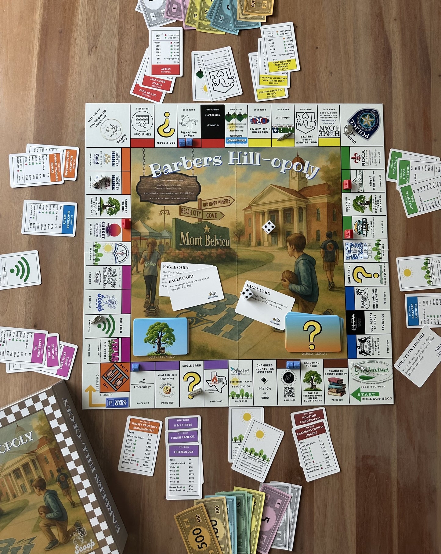 Barbers Hill-opoly | A Mont Belvieu Board Game