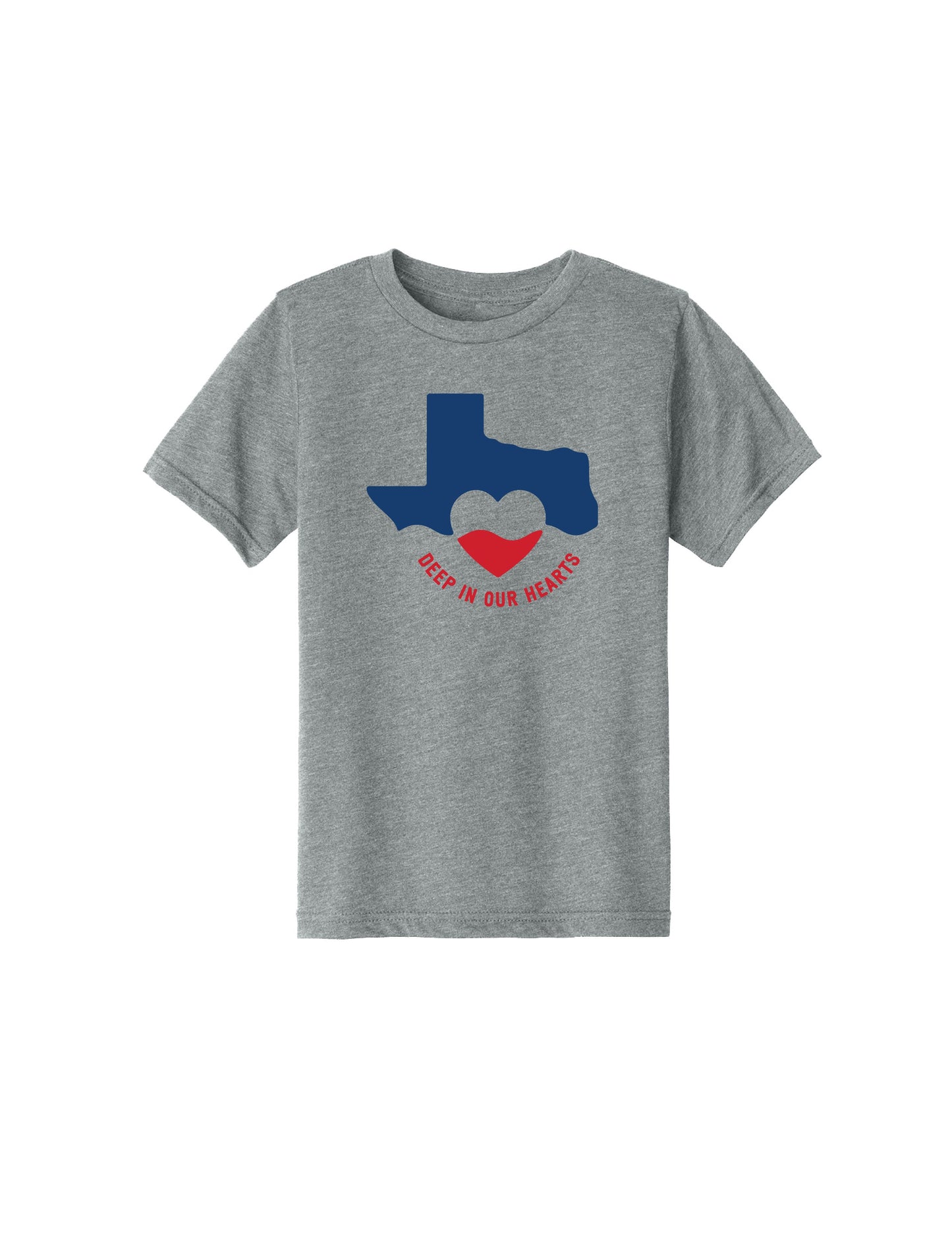 Deep in our Hearts Recovery Youth T-Shirt - Heather Gray