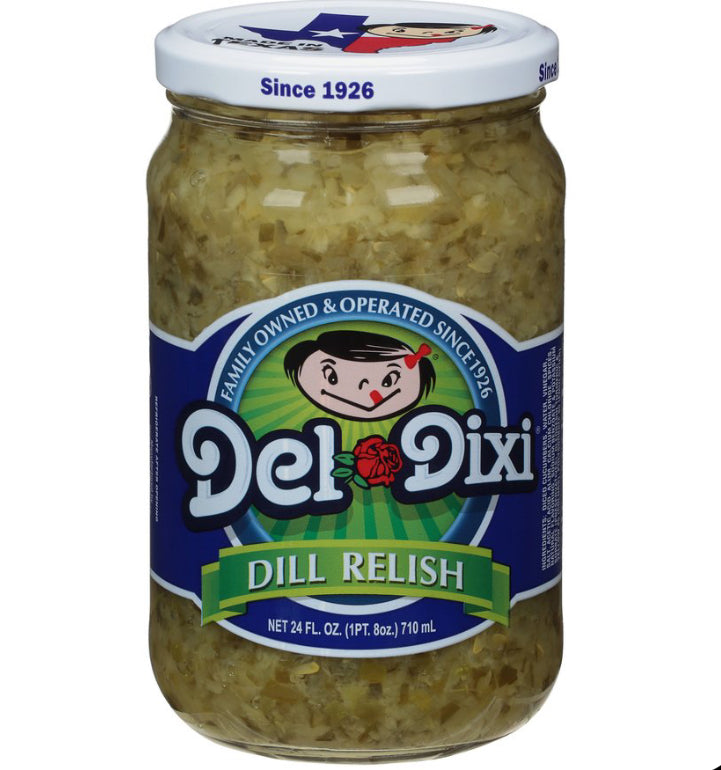 Del-Dixi Pickle Trio – Hot, Baby Dills & Relish