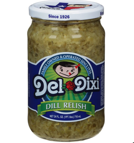 Del-Dixi Pickle Trio – Hot, Baby Dills & Relish