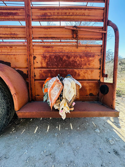 Bloomin‘ Bronc Silk Western Cowgirl Wild Rag Scarf