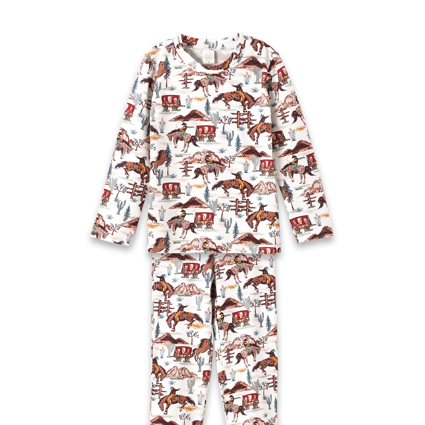 Cowboy Kids' Pajama Set – Western Spirit Bamboo Cotton