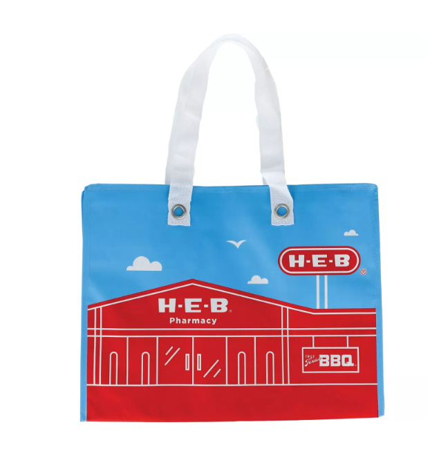 H-E-B Texas Storefront Reusable Tote Bag