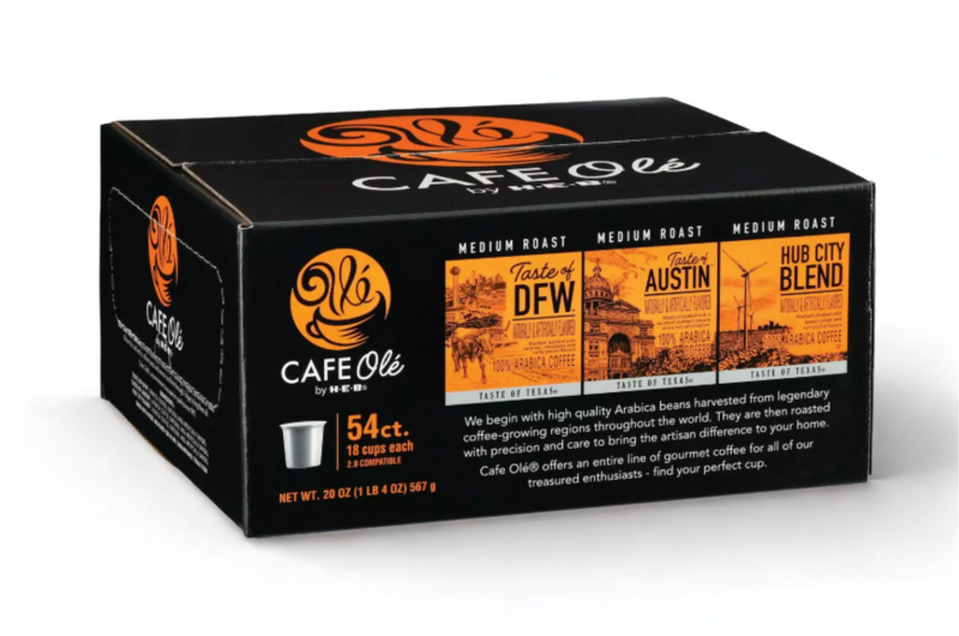 H-E-B Cafe Olé Texas Coffee Pods