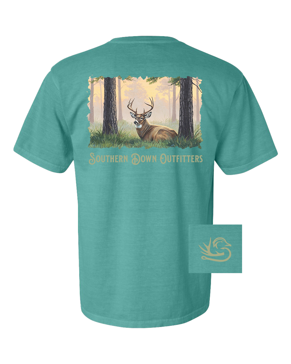 Bedded Down Buck Youth Tee