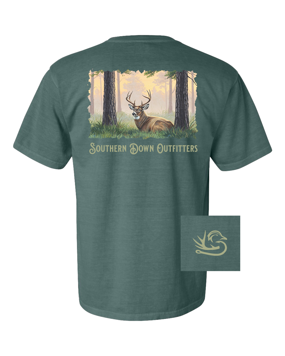 Bedded Down Buck Tee