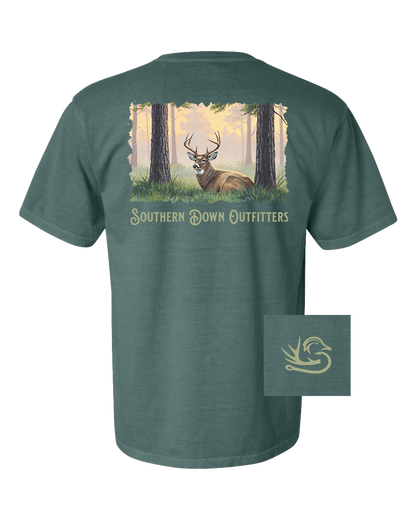 Bedded Down Buck Tee