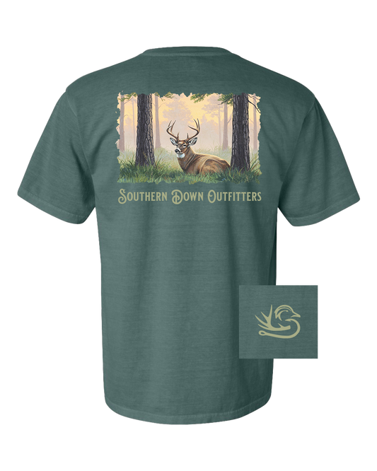 Bedded Down Buck Tee