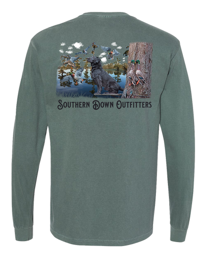 Black Lab Swamp Long Sleeve Tee
