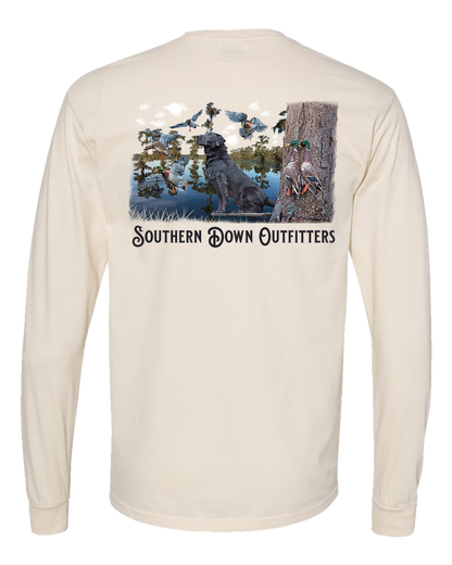 Black Lab Swamp Long Sleeve Tee