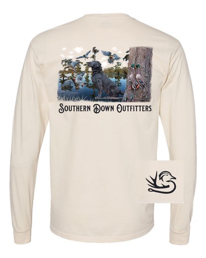 Black Lab Swamp Long Sleeve Tee