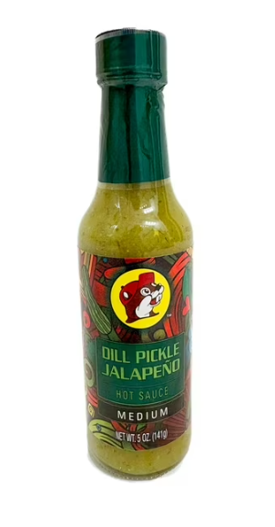 Buc-ee’s Dill Pickle Reaper Jalapeño Hot Sauce – Medium Heat, Bold Texas Flavor - Locally Texas. 