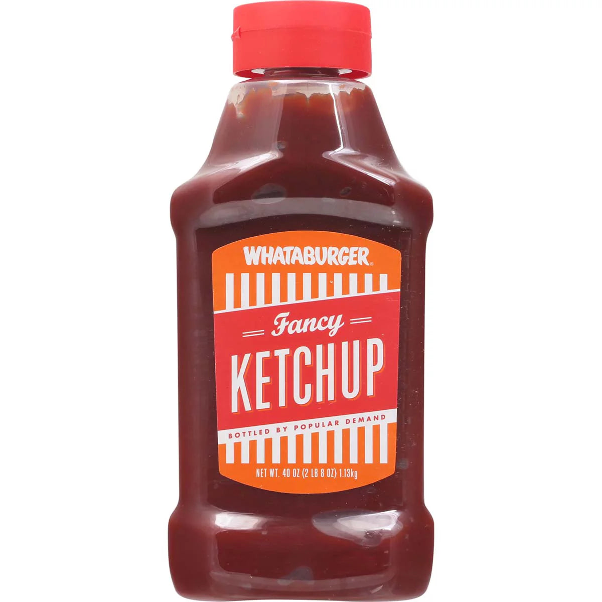 Whataburger Fancy Texas Ketchup Original & Spicy
