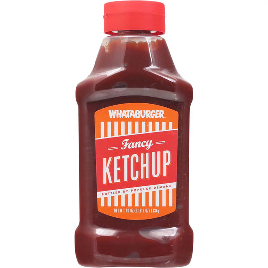 Whataburger Fancy Texas Ketchup Original & Spicy
