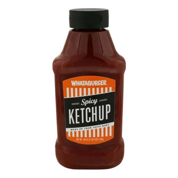 Whataburger Fancy Texas Ketchup Original & Spicy